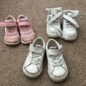 - 3 size 6 toddler Nike’s